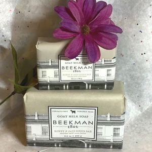 Beekman 1802 Honey & Oats-1 large+1 small Soap Bar